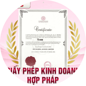 Giấy phép kinh doanh hợp pháp của sin88